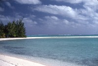 Bora Bora Insel - Blick von Vaitape, Motu Tapu