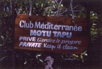 Bora Bora - Club Mediterranée,  Vaitape, Motu Tapu